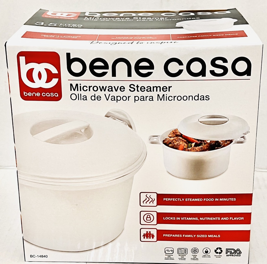 BENE CASA MICROWAVE STEAMER/8 PJ DISTRIBUTORS